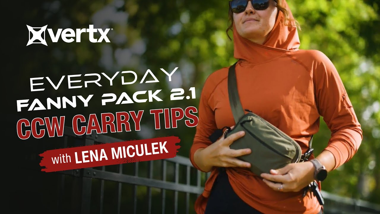 Vertx Everyday Fanny Pack 2.1 | Compact CCW Carry Tips with Lena Miculek