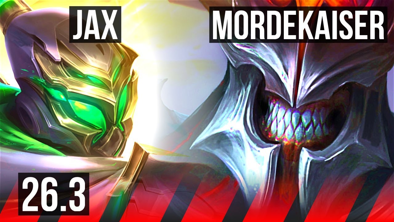 JAX vs MORDEKAISER (TOP) | EUW Master | 26.3
