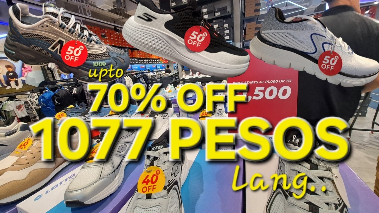 70% OFF BAGSAK PRESYONG ORIGINAL NA SAPATOS 1077 PESOS LANG ANG ORIGINAL BRAND NA SAPATOS.
