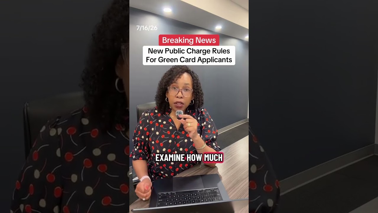 New Public Charge Rules for Green Card Applicants