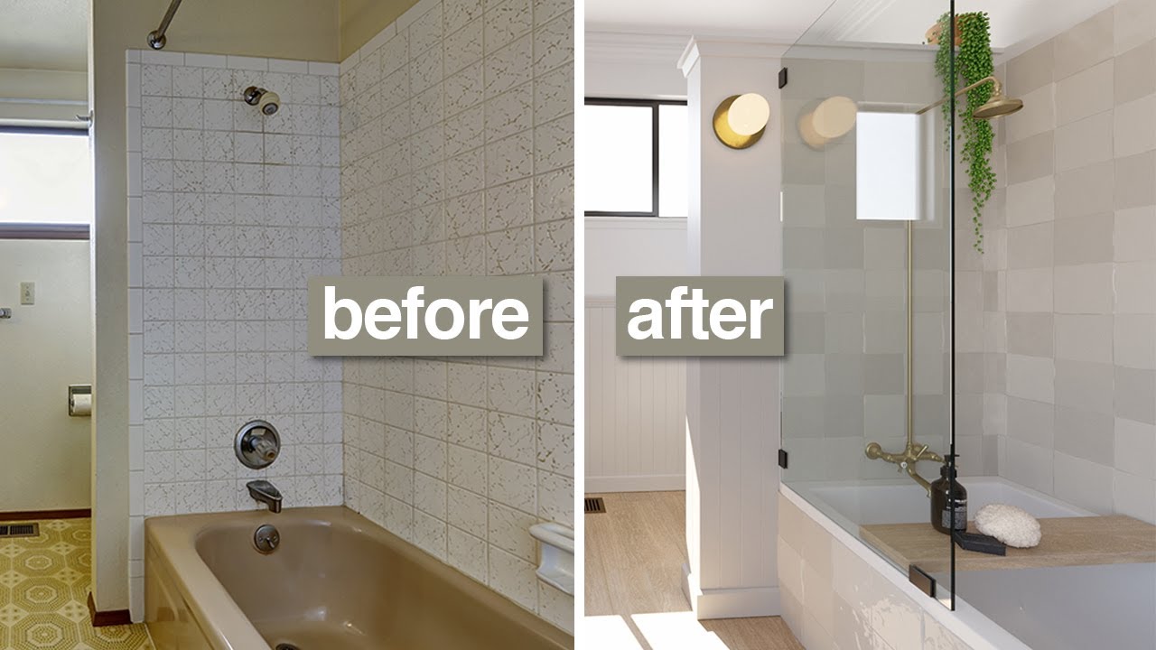 Small Bathroom Transformation Before & After | redone