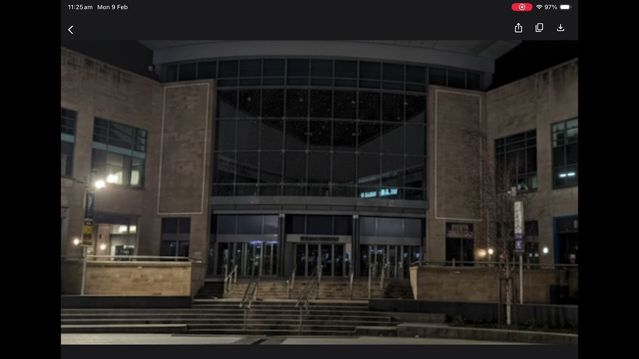 This is what quayside media city uk looked like if it has shut down forever 