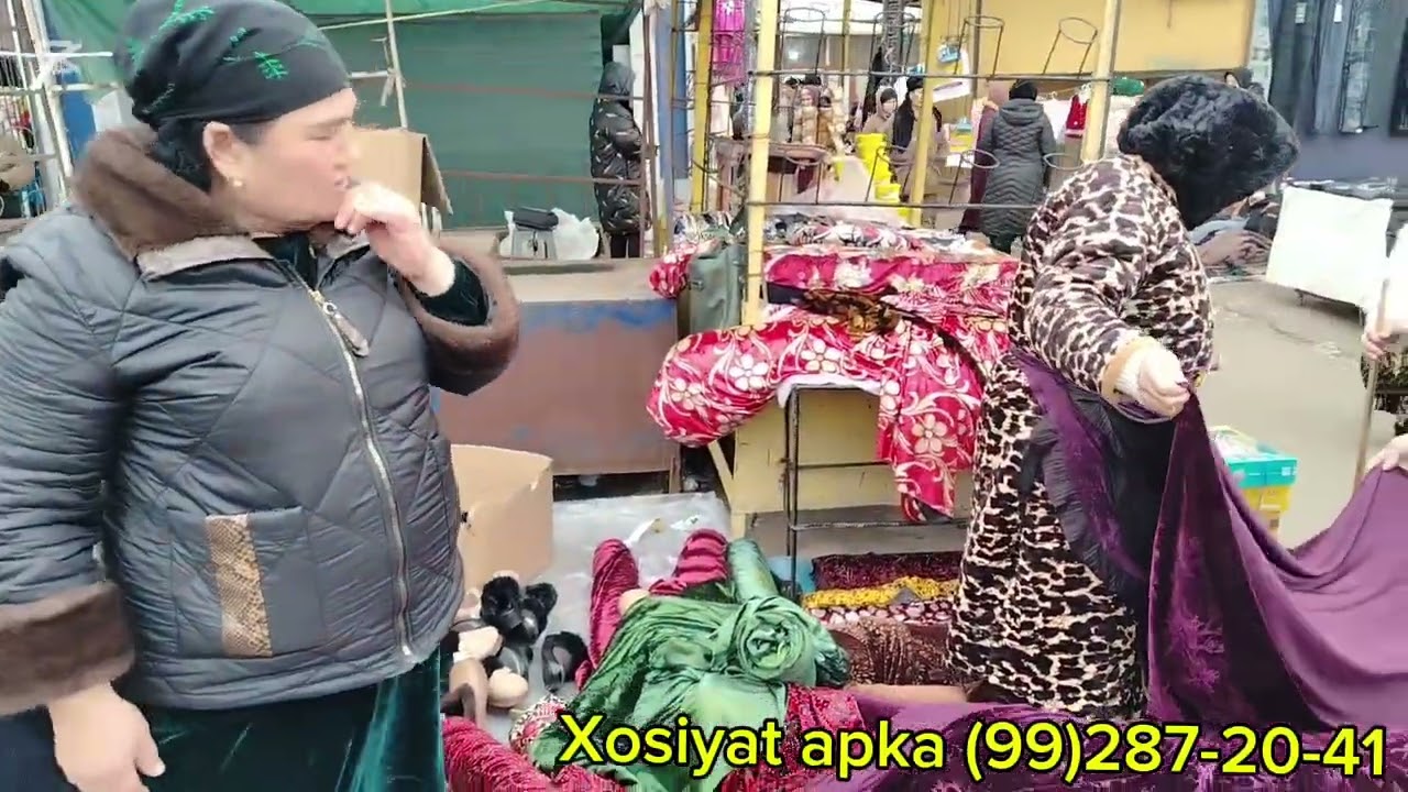 Xazarasp toza bozarda Ayollar tovarlari 