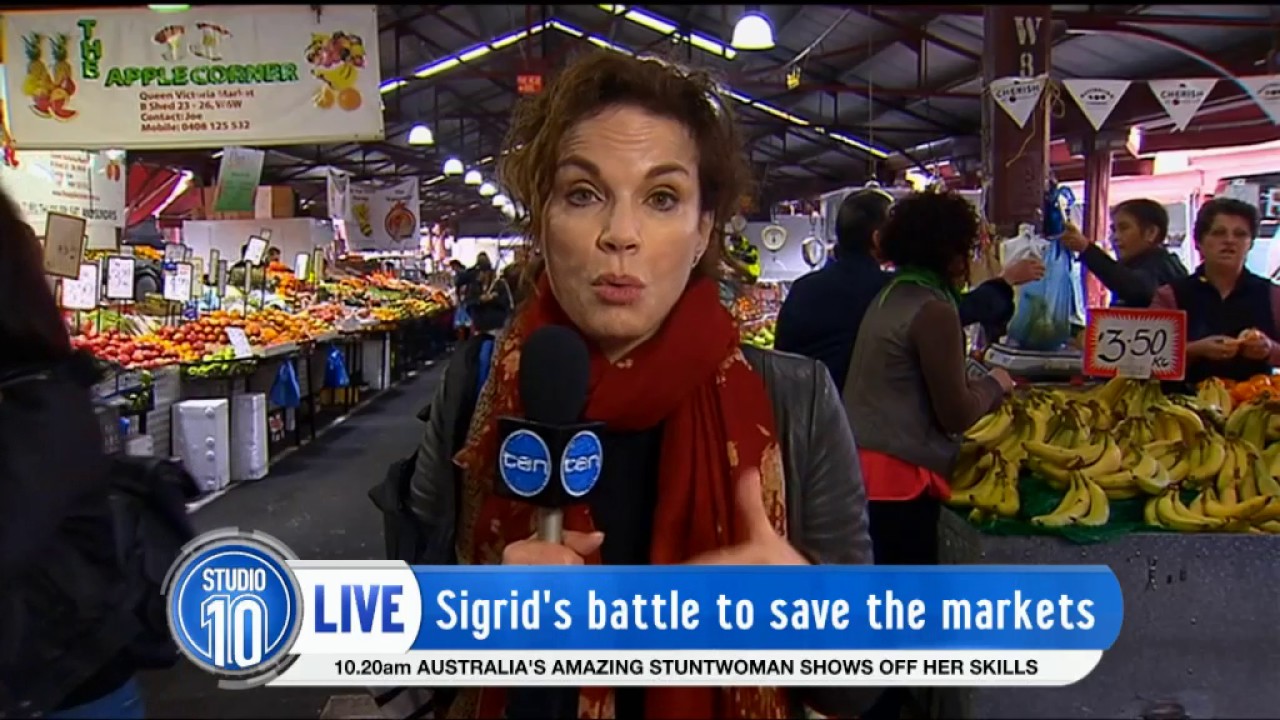 Sigrid Thornton's Battle To Save The Queen Victoria Market | Studio 10
