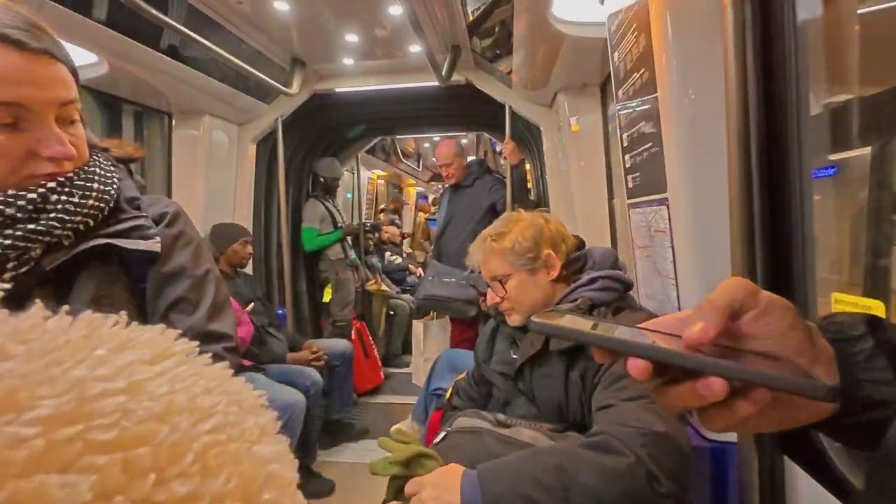 Metro Paris Chatelet to Bercy line 14