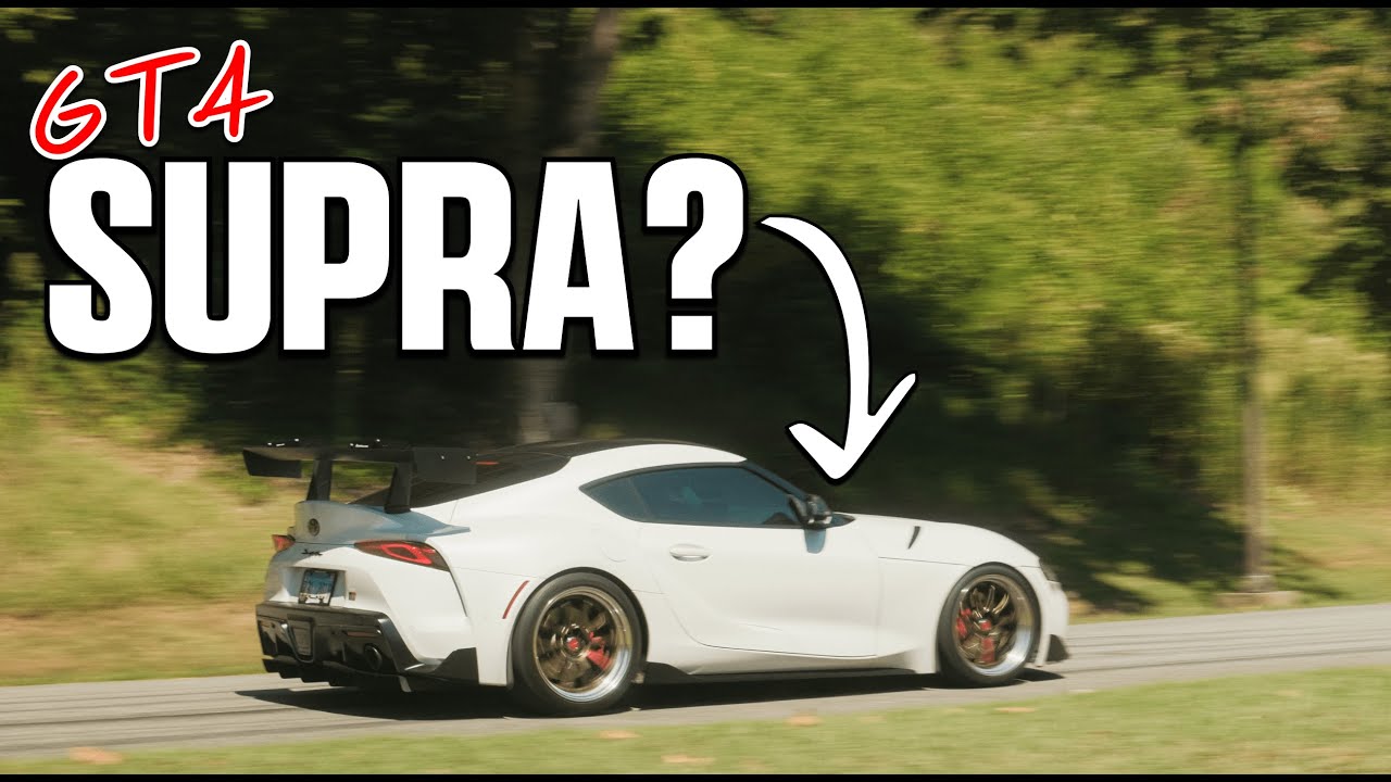 Я добавил детали GT4 на свою Supra A90! Антикрыло Aeroluxe + активная выхлопная труба AutoWerke.