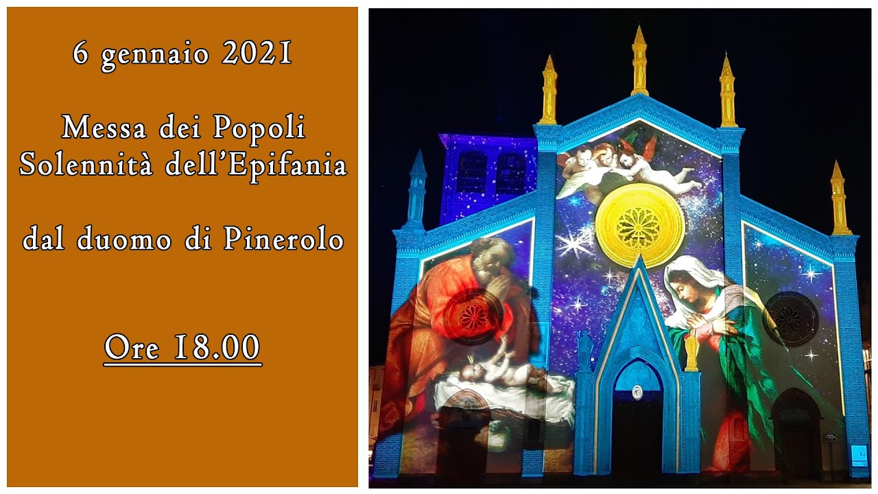 Messa dei Popoli, Solennità dell'Epifania da Pinerolo, celebrata dal vescovo Derio Olivero