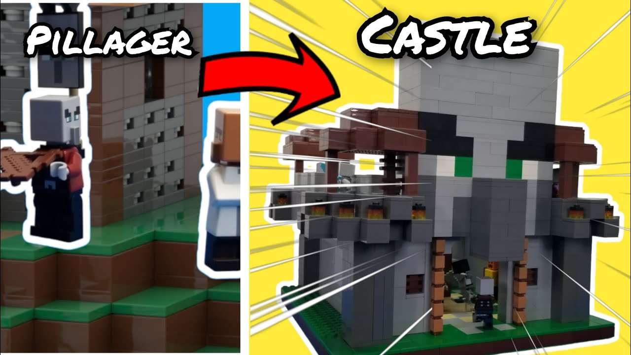 Я построил дома мобов из Minecraft, которые LEGO отказалась делать...