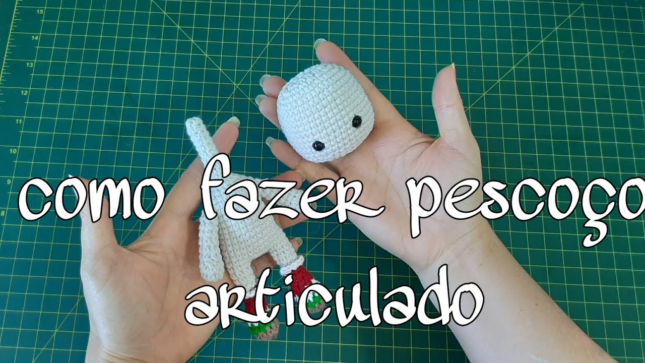 como eu faço pescoço articulado nas bonecas amigurumi #amigurumis#crochet#bichinhosdecroche#bonecas