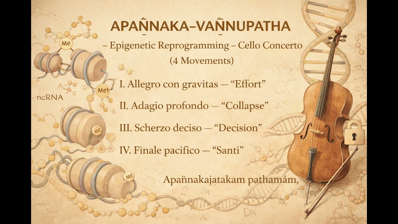 APAṆṆAKA–VAṆṆUPATHA ㅡ Epigenetic Reprogramming - Cello Concerto | Modern Classical Symphony