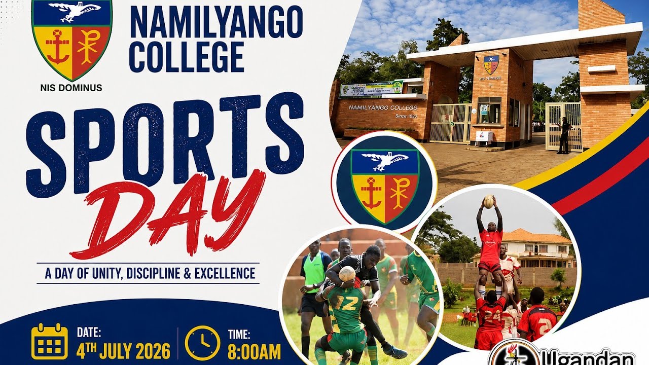 NAMILYANGO COLLEGE SPORTS DAY  SATURDAY 4TH JULY 2026
