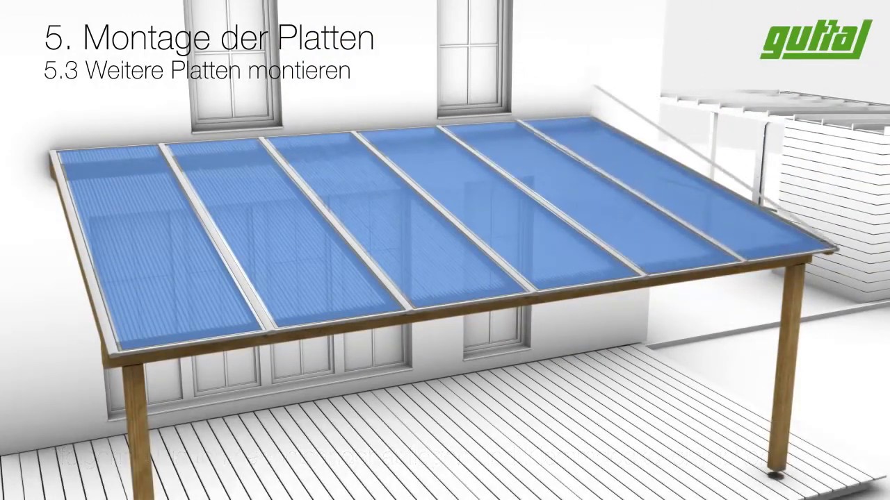 Montážní video zastřešení komůrkovým dutinkovým polykarbonátem Guttagliss Dual Box - Xxlstavebniny