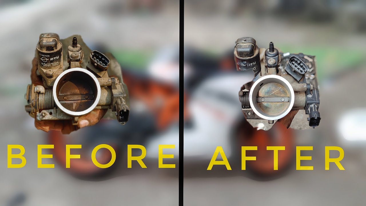 THROTTLE BODY CLEANING FOR ALL MOTORCYCLES AND SCOOTERS | KTM RC 390!!!!