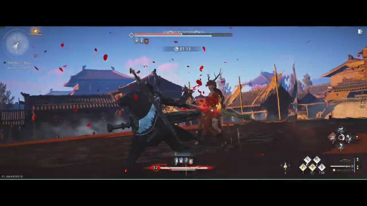 Where Winds Meet - Feng Ruzhi  No Damage Boss Fight (Trial Abyss)