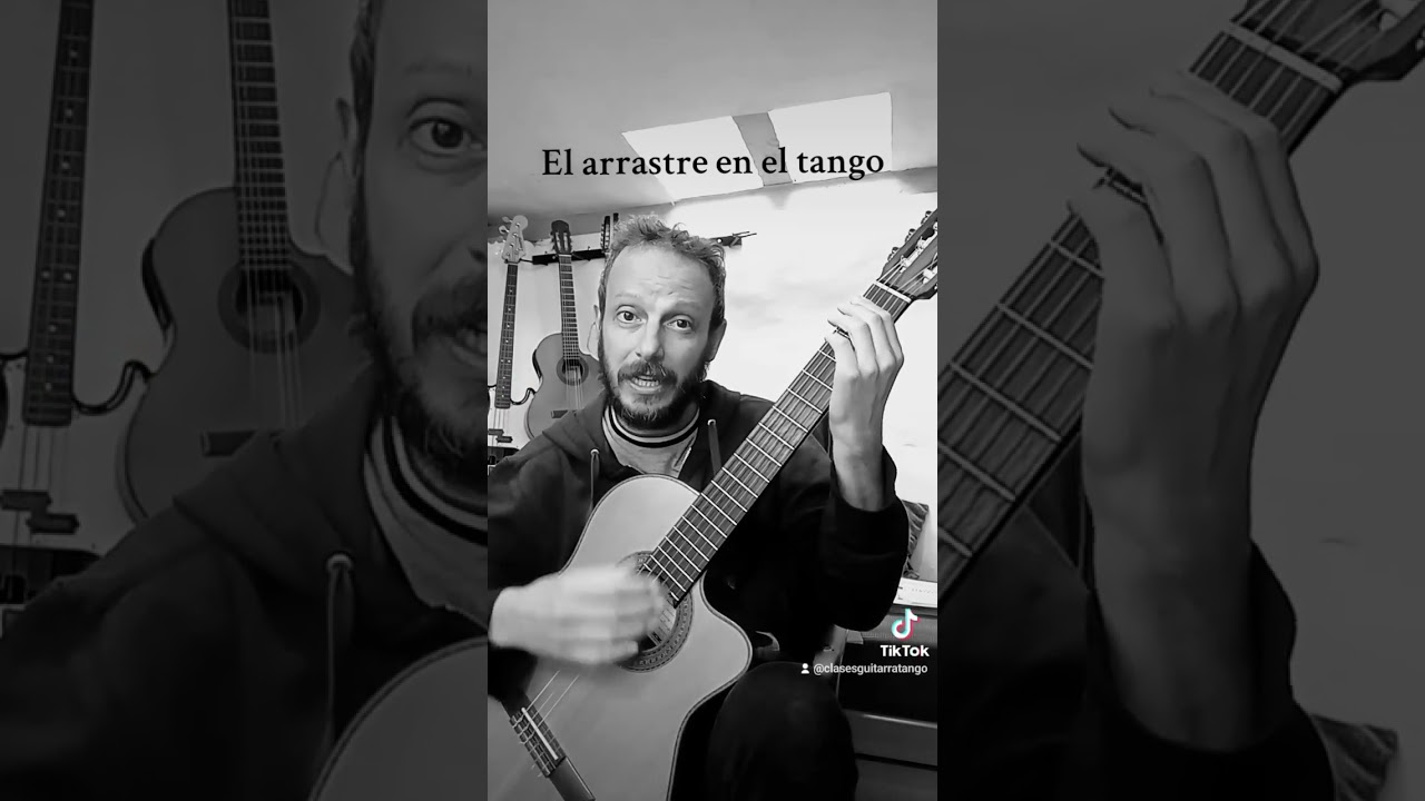 Tutorial brev&iacute;simo: El arrastre en el tango (marcato) - #tango #clasesdeguitarra #tangoargentino