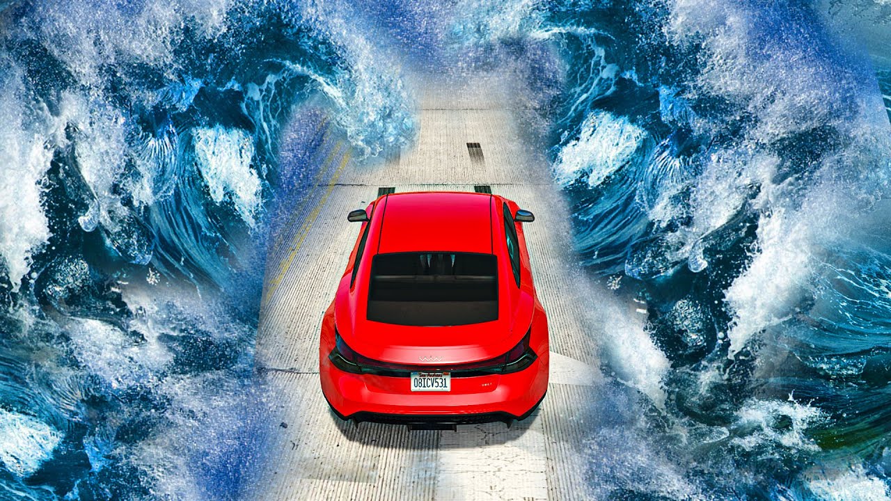 PARKOUR HARD AUDI DANS UN TSUNAMI !