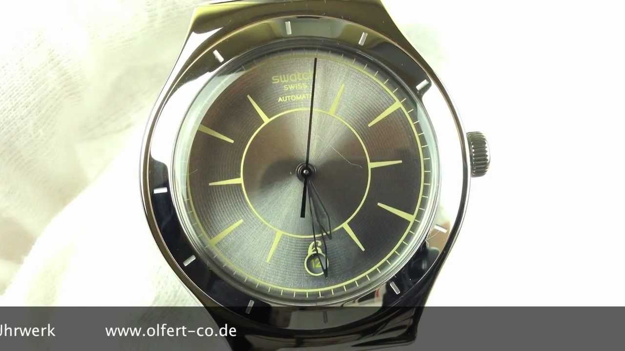 Swatch Irony Grey Sky Automatik YAS406 www.olfert.co