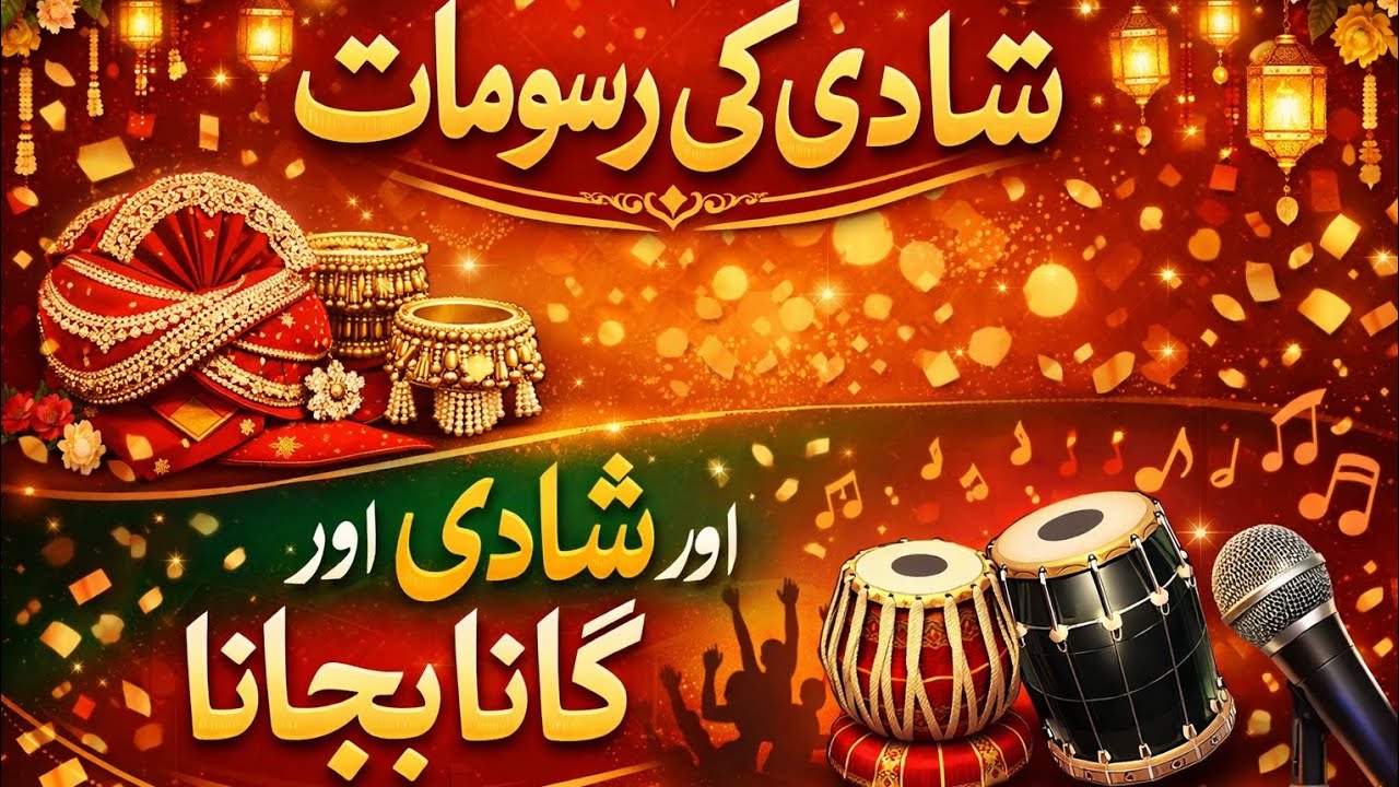 Nikaah Aur Uski Rosoomaat . Nikaah mai gana bajana .  Nikaah majlis. Molana jameel official 