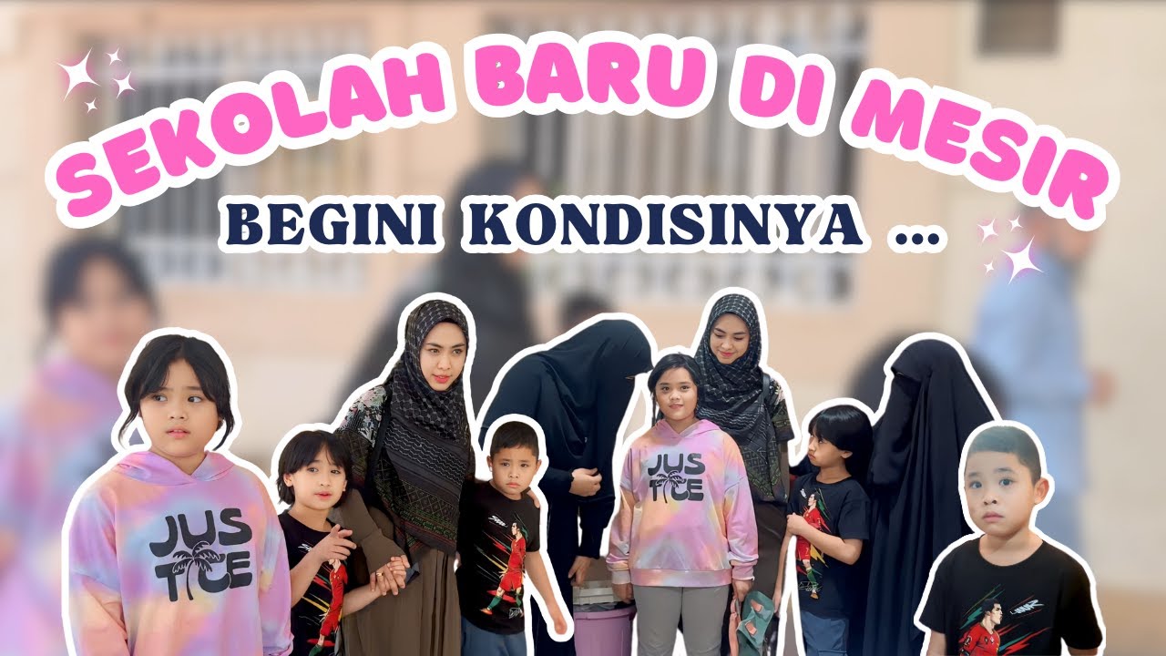 LIHAT-LIHAT KONDISI SEKOLAH BARU DI MESIR #cairo #mesir #egypt | EPS 935