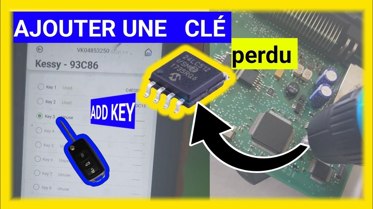 automobile : &eacute;tapes &agrave; suivre pour PROGRAMMER une cl&eacute; perdu ou Cod&eacute; une clef de voiture
