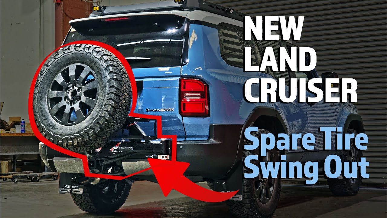 2024 Land Cruiser LC250 Tire Carrier Swing Out