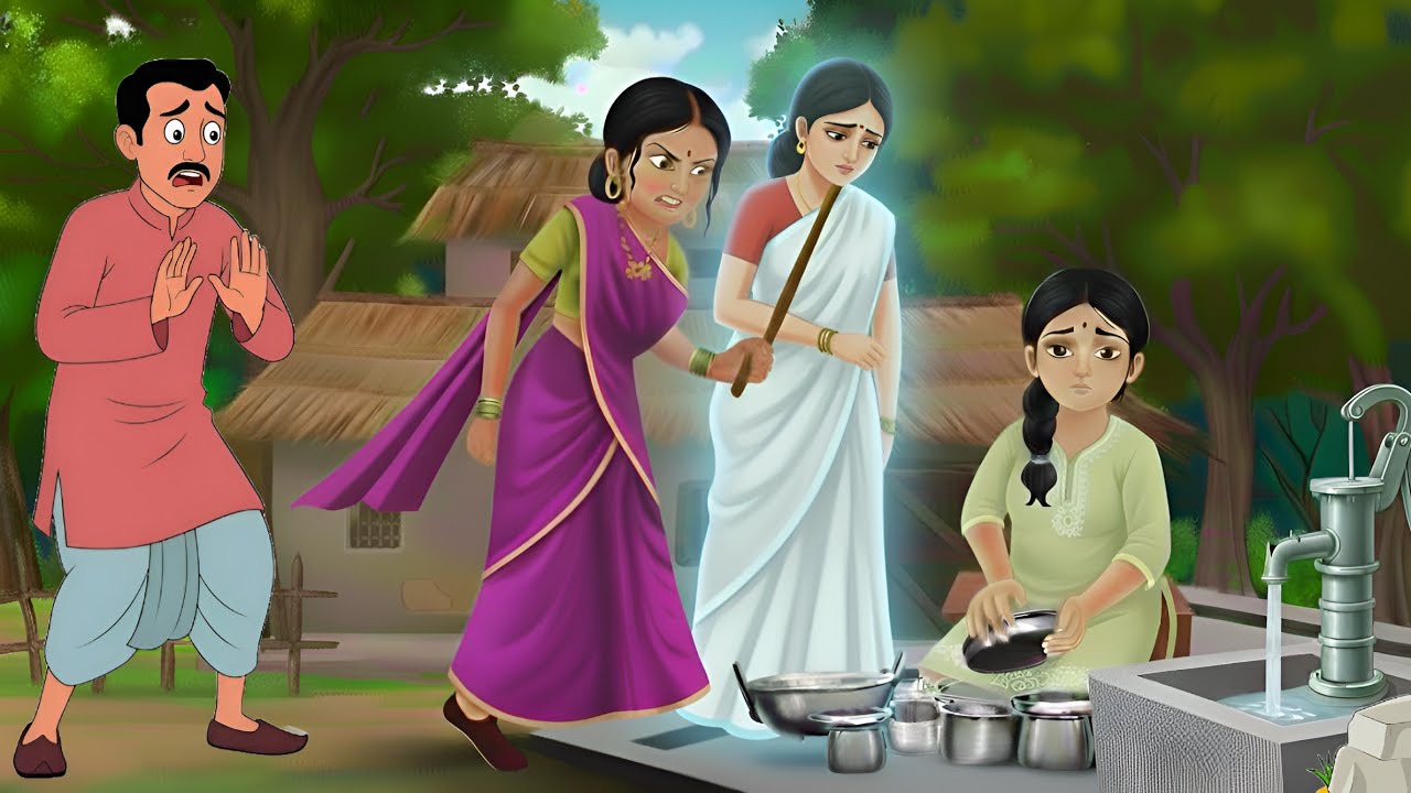 सौतेली माँ | Sauteli Maa | Hindi Stories | Hindi Kahaniya | Moral Stories | Cartoon story