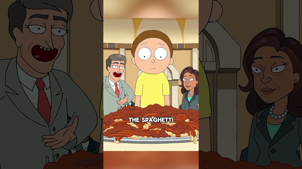 Morty on the spaghetti planet 🍝#shorts
