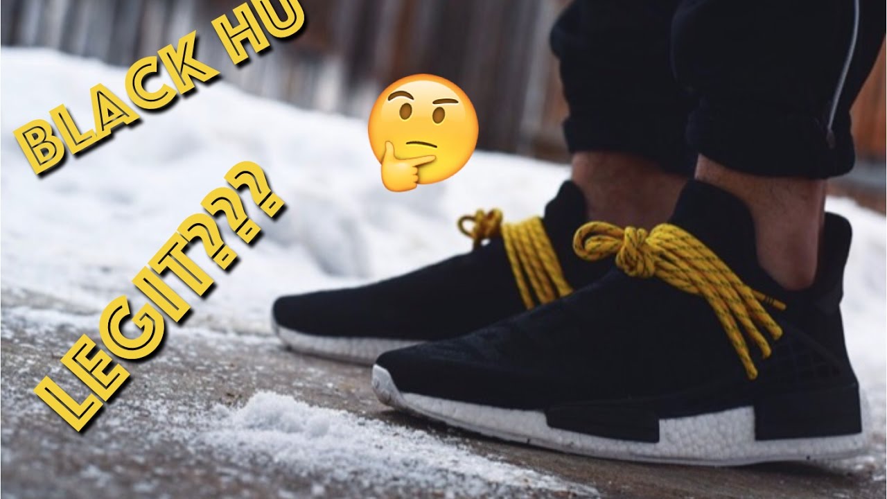 Black Human Race (unboxing) How to Legit Check Hu NMD's