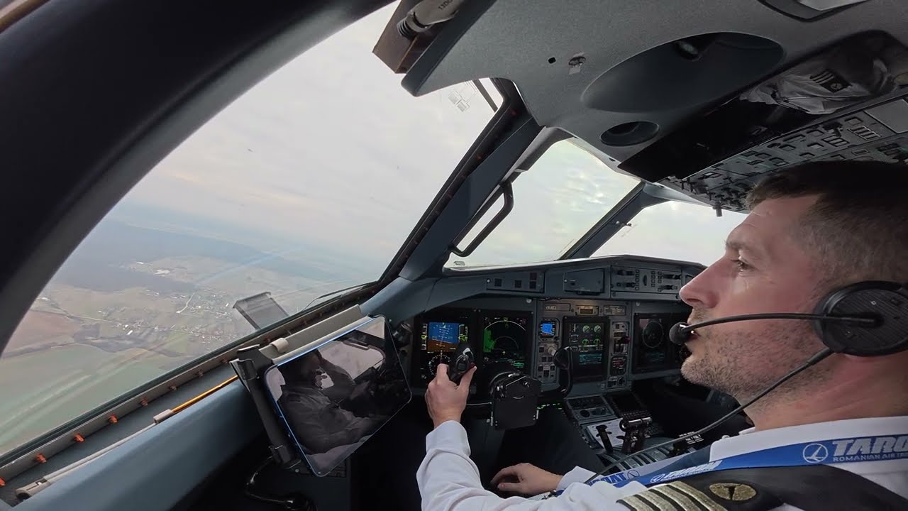 Airplane Epic Startup & Takeoff Cockpit View | Best Cockpit Crosswind Video | GoPro 12
