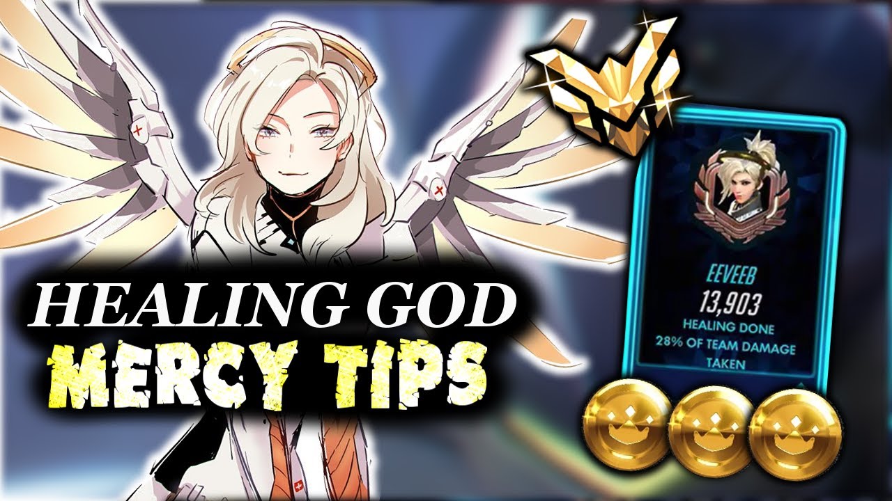 How To DESTROY With Mercy in Competitive!! | Overwatch Grandmaster Tips - Season 5 Top 500 Mercy Vod