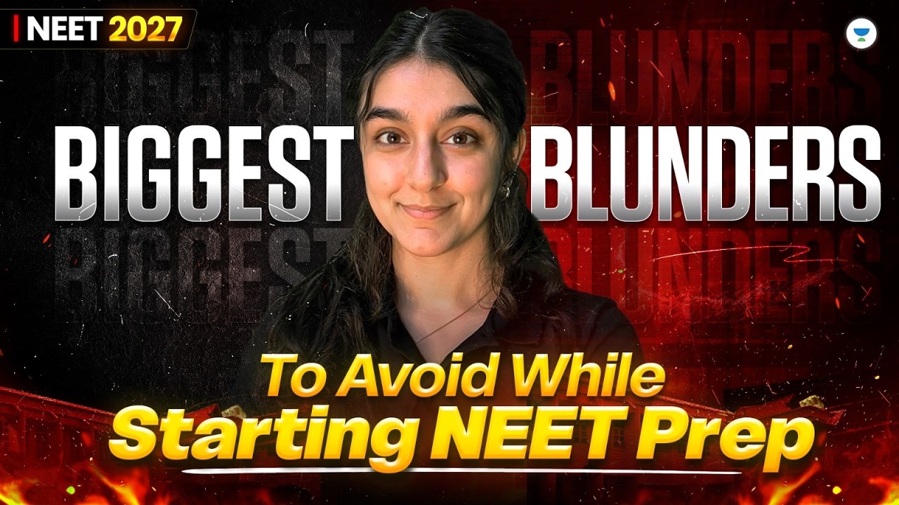 NEET 2027: Biggest Blunders to Avoid While Starting NEET Preparation | Jahnavi Banotra