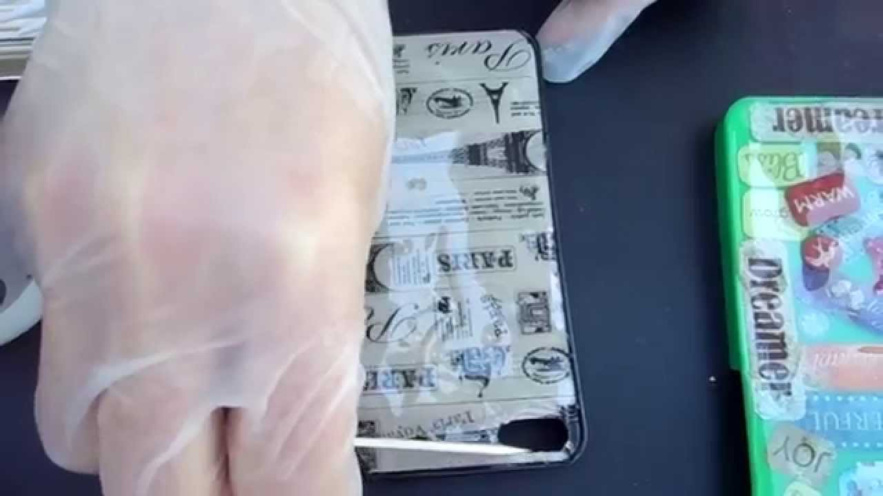 Art Resin Cell Phone Case Tutorial