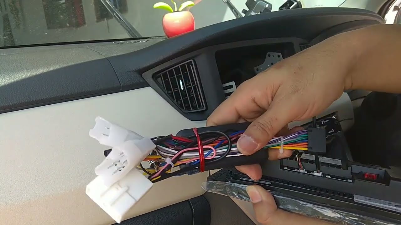 Pasang Head Unit Android 9 ins di mobil calya sigra