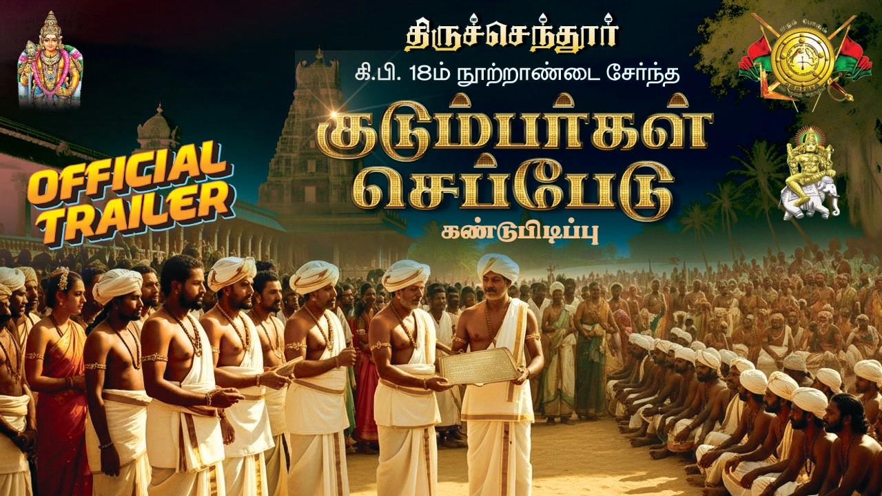 கி.பி. 18 ஆம் நூற்றாண்டைச் சேர்ந்த குடும்பர்கள் செப்பேடு கண்டுபிடிப்பு