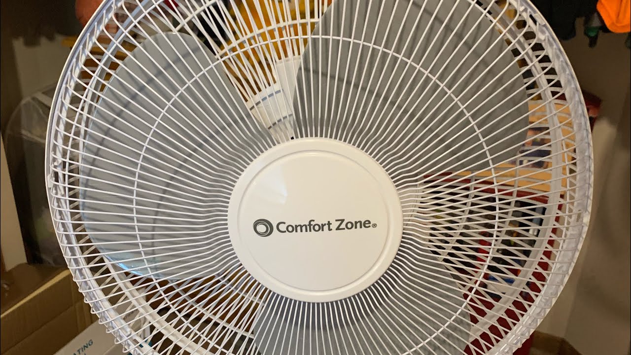 Обзор настольного вентилятора Comfort Zone 16&rdquo;, часть 2 из 3: сборка