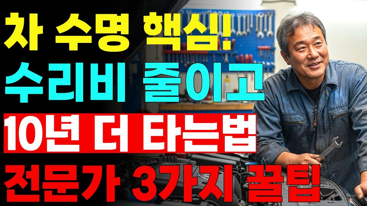 차 수명 2배 늘리는 진짜 비결, 차 오래 타려면 이것부터 꼭 챙기세요｜모르면 수리비 폭탄