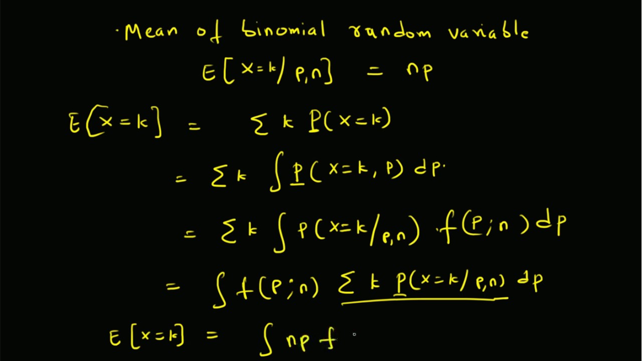 mean of beta-binomial random variable