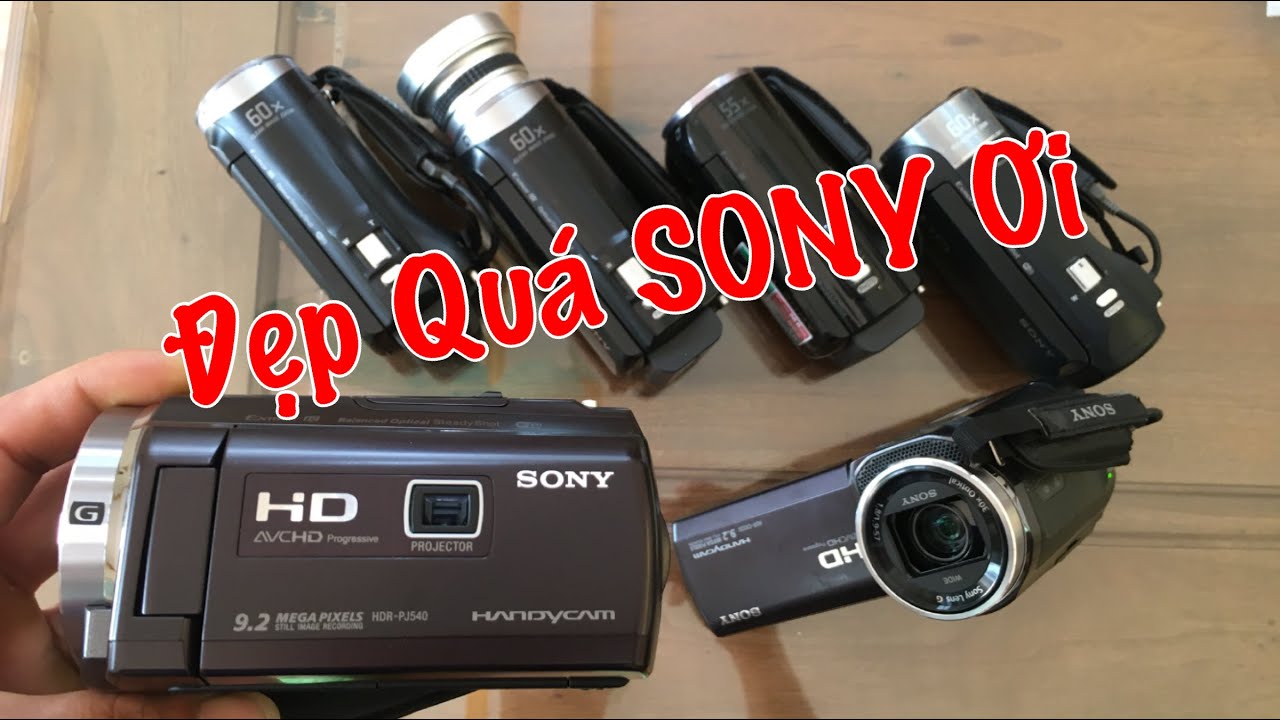 Máy Quay SONY Siêu ZOOM | Mới Về Handycam Sony Full HD