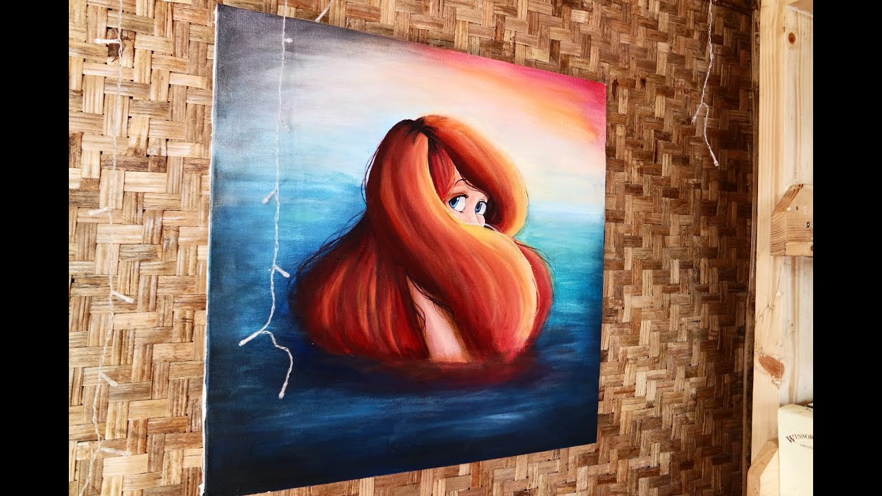 THE LITTLE MERMAID - Acrylic Painting