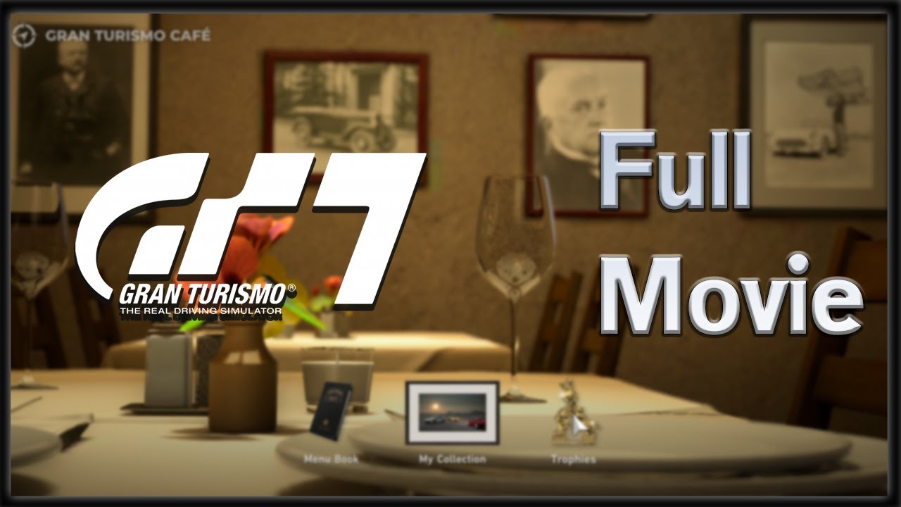 Gran Turismo 7 Movie - All  GT7 Menu Book Collection  (ALL GT CAFE SCENES 4K HDR)