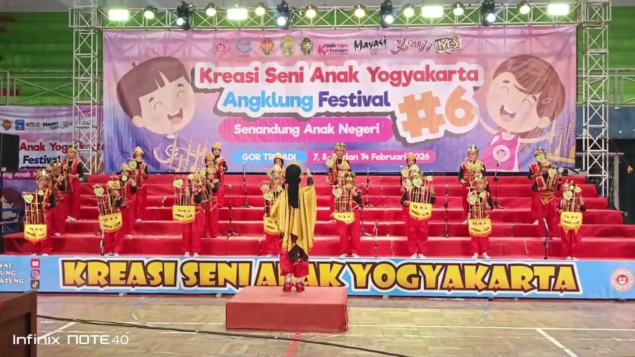 Penampilan Angklung TK ABA Musholla di Kreasi Seni Anak Yogyakarta Angklung Festival #6