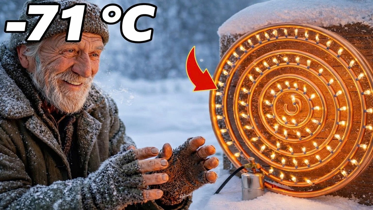 Это простое изобретение может изменить всё! Выживание при температуре -71°C благодаря самодельному о