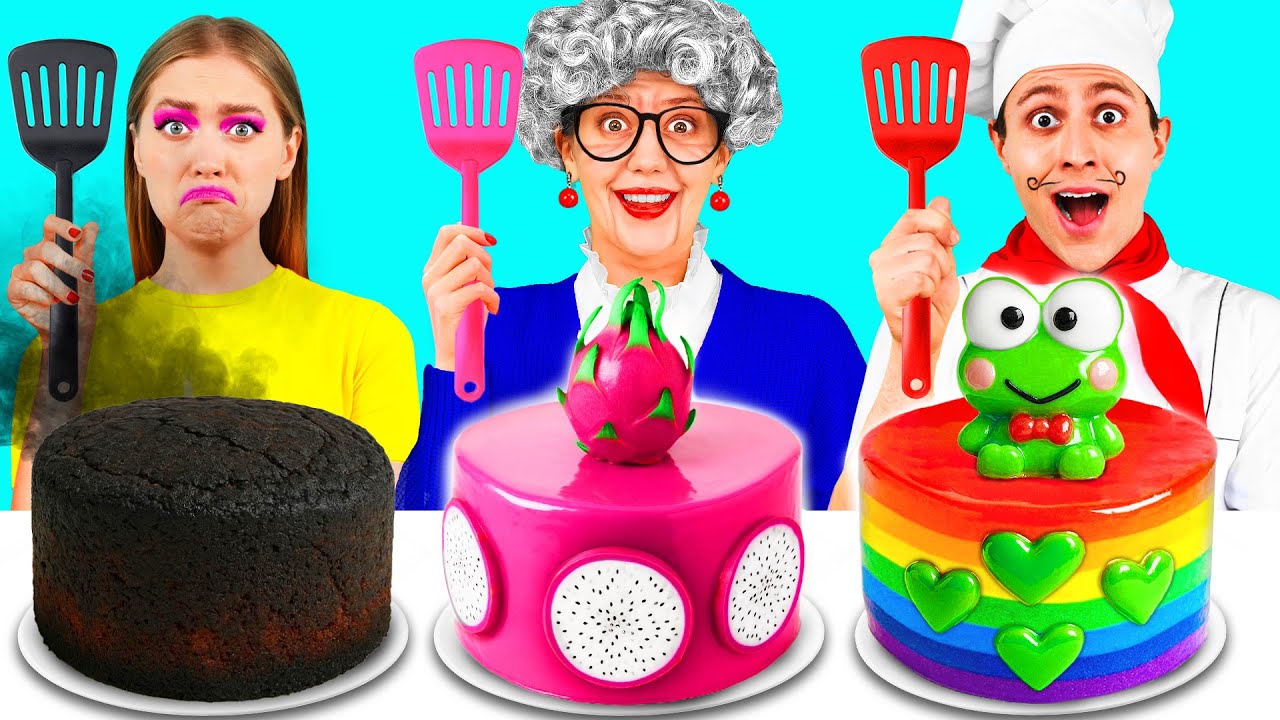 Кулинарный Челлендж: Я против Бабушки | Творческие Кулинарные Идеи от 4Fun Challenge