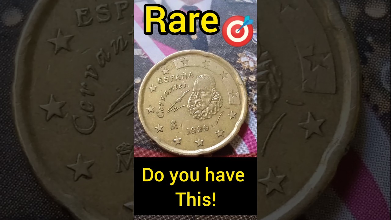 20 Euro Cent 1999 Ultra Rare Coin Euro Spain Worth Big Money ! #world #europe #collection #euro