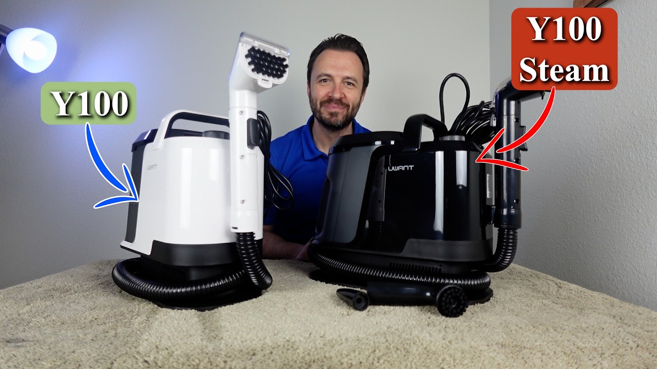 Разница между портативными пароочистителями для ковров UWANT Y100 и Y100