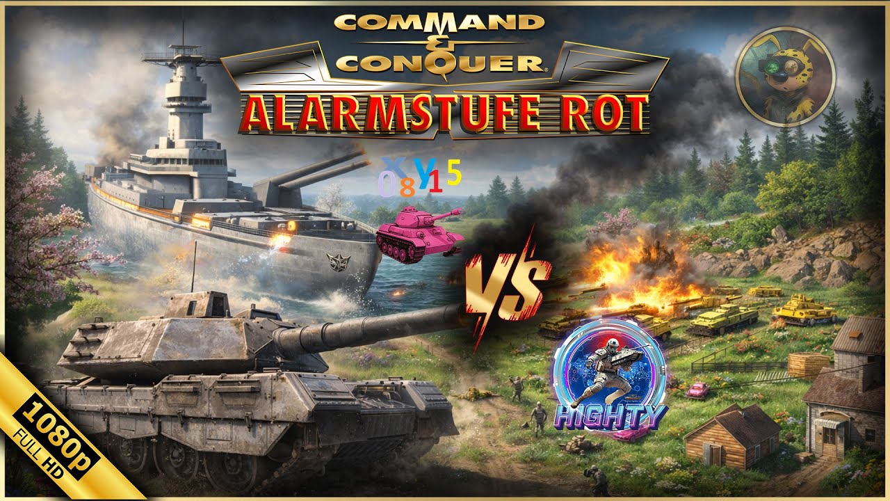 LANGER ATEM | Command and Conquer Red Alert eSports Classic League 2026 |  xy01815 vs.Hightower207