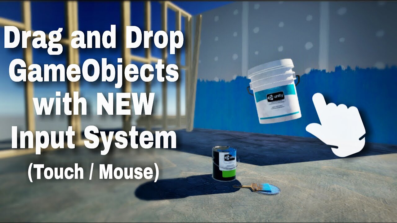 Drag and Drop with New Input system! ( Touch and Mouse )
