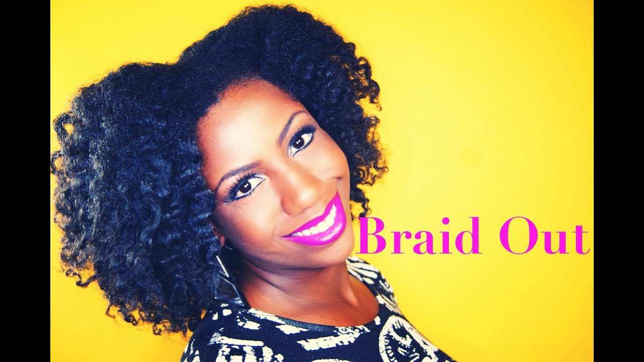 Large Cornrow Braid Out!