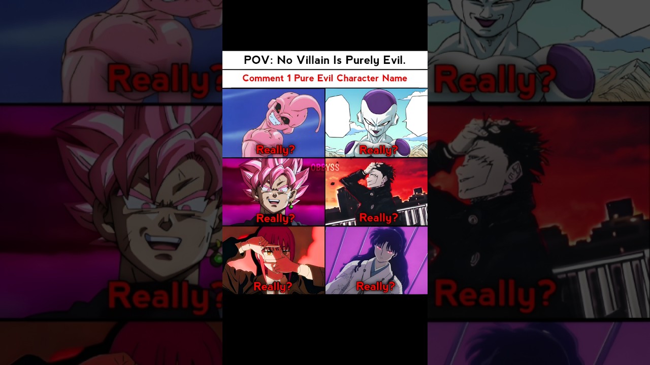 Are These Villains Truly Evil? 😈💀