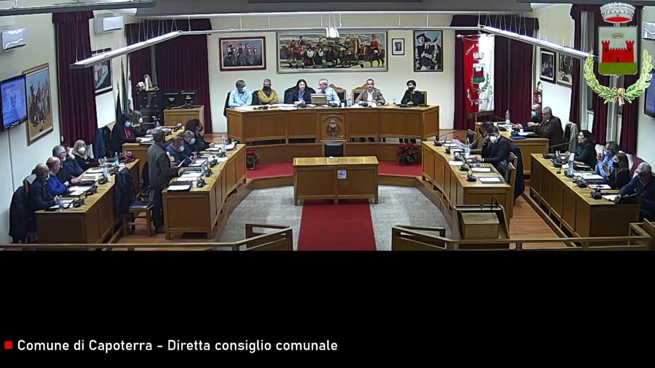 Live Consiglio Comunale Comune di Capoterra 07/12/2021